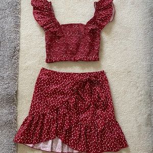 Skirt and Crop Set